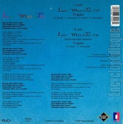 [Pochette de La Manta (FOGATA) - verso]