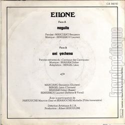 [Pochette de Naguila (EILONE) - verso]