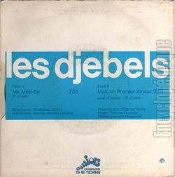 [Pochette de Ma mlodie (Les DJEBELS) - verso]