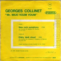 [Pochette de New rock symphony (Georges COLLINET) - verso]