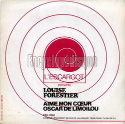[Pochette de Aime mon cœur (Louise FORESTIER)]