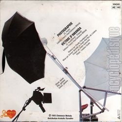 [Pochette de Photographie (DOLCE VITA) - verso]