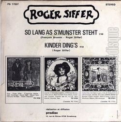 [Pochette de So lang as s’munster steht (Roger SIFFER) - verso]