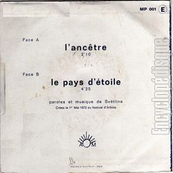 [Pochette de Le pays d’toile (SVTLINA) - verso]