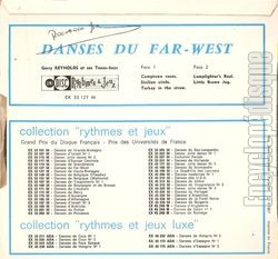 [Pochette de Danses du Far West N1 (DOCUMENT) - verso]