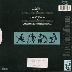 [Pochette de Garon seul (BOY) - verso]
