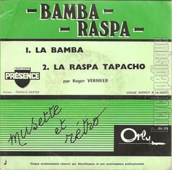 [Pochette de La bamba (Roger VERMEER)]