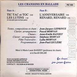 [Pochette de Les chansons en ballade (Jean-Jacques LEPRINCE) - verso]