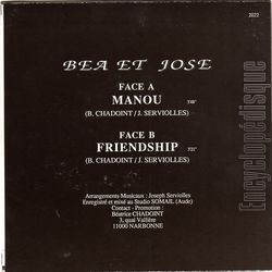 [Pochette de Ddicace (BA et JOS) - verso]