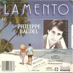 [Pochette de Lamento (Philippe BAUDEL) - verso]