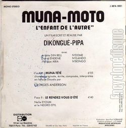 [Pochette de Muna-Moto, l’enfant de l’autre (B.O.F.  Films ) - verso]