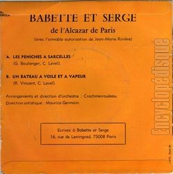 [Pochette de Les pniches  Sarcelles (SHALLA ET GRINGO) - verso]