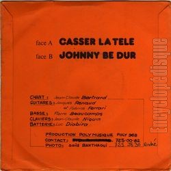 [Pochette de Casser la tl (Paul MILIEU et les PRDATEURS) - verso]