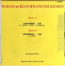 [Pochette de L’ami Pierrot (Sarah et Jean-Franois LEMEN) - verso]