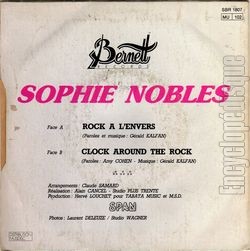 [Pochette de Rock  l’envers (Sophie NOBLES) - verso]