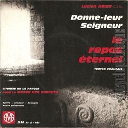 [Pochette de Donne-leur, Seigneur, le repos ternel (Rvrend Pre Lucien DEISS)]