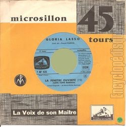[Pochette de Notre amour (Gloria LASSO) - verso]