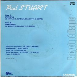 [Pochette de Evening (Paul STUART) - verso]