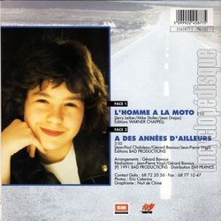 [Pochette de L’homme  la moto (FANNY) - verso]
