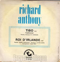 [Pochette de Tibo (Richard ANTHONY) - verso]