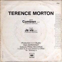[Pochette de Combien (Terence MORTON) - verso]