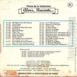 [Pochette de Le chat bott (JEUNESSE) - verso]