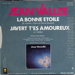 [Pochette de La bonne toile (Jean VALLE) - verso]
