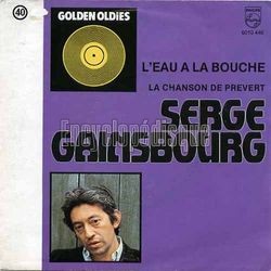 [Pochette de L’eau  la bouche (Serge GAINSBOURG)]