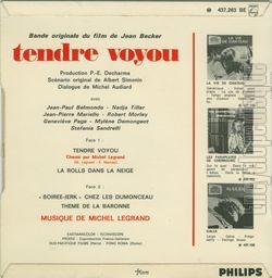 [Pochette de Tendre voyou (B.O.F.  Films ) - verso]