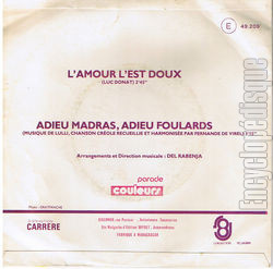 [Pochette de L’amour l’est doux (Madagascar) (KINTANA) - verso]