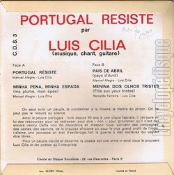 [Pochette de Portugal rsiste (POLITIQUE, SOCIAL) - verso]