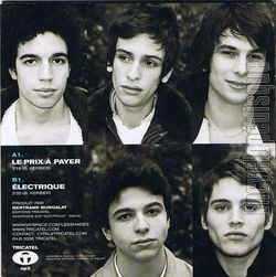 [Pochette de Le prix  payer (Les SHADES) - verso]