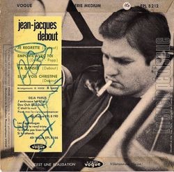 [Pochette de Je regrette (Jean-Jacques DEBOUT) - verso]