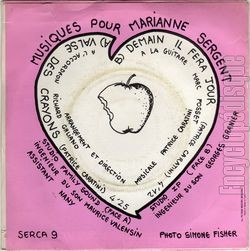 [Pochette de La valse des crayons (Marianne SERGENT) - verso]
