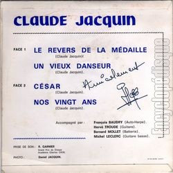 [Pochette de Csar (Claude JACQUIN) - verso]