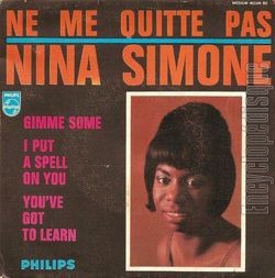 [Pochette de Nina SIMONE -  Ne me quitte pas  (Les FRANCOPHILES)]