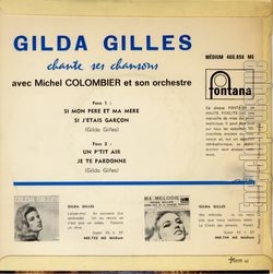 [Pochette de Si mon pre et ma mre (Gilda GILLES) - verso]
