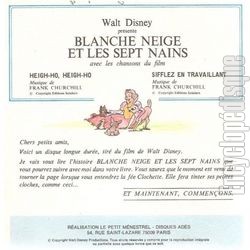 [Pochette de Blanche-Neige et les sept nains (JEUNESSE) - verso]