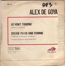 [Pochette de Le vent tourne (Alex DE GOYA) - verso]