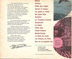 [Pochette de Reader’s Digest "20 ans de succs" (Maurice CHEVALIER) - verso]