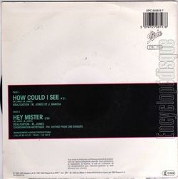 [Pochette de How could I see (Michael JONES) - verso]