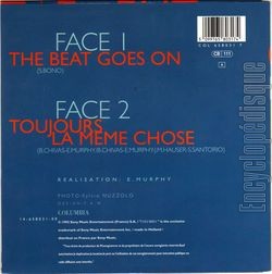 [Pochette de The beat goes on (Bogdana CHIVAS) - verso]