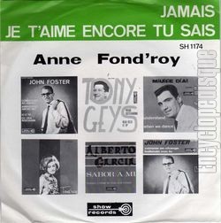 [Pochette de Jamais (Anne FOND’ROY) - verso]