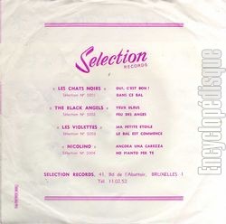 [Pochette de Ma petite toile (Les VIOLETTES) - verso]