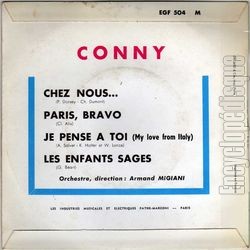 [Pochette de Conny FROBOESS -  Chez nous  (Les FRANCOPHILES) - verso]