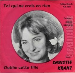 [Pochette de Toi qui ne crois en rien (Kristie KRANZ)]