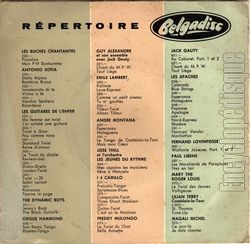 [Pochette de Je dois chanter (Magali MICHEL) - verso]