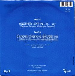 [Pochette de Another love in L.A. (PACIFIQUE) - verso]