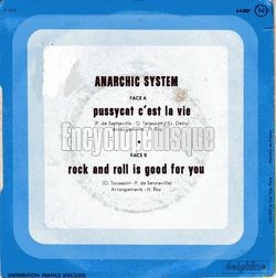 [Pochette de Pussycat c’est la vie (ANARCHIC SYSTEM) - verso]