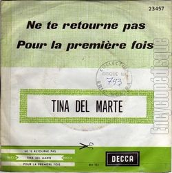 [Pochette de Ne te retourne pas (Tina DEL MARTE) - verso]
